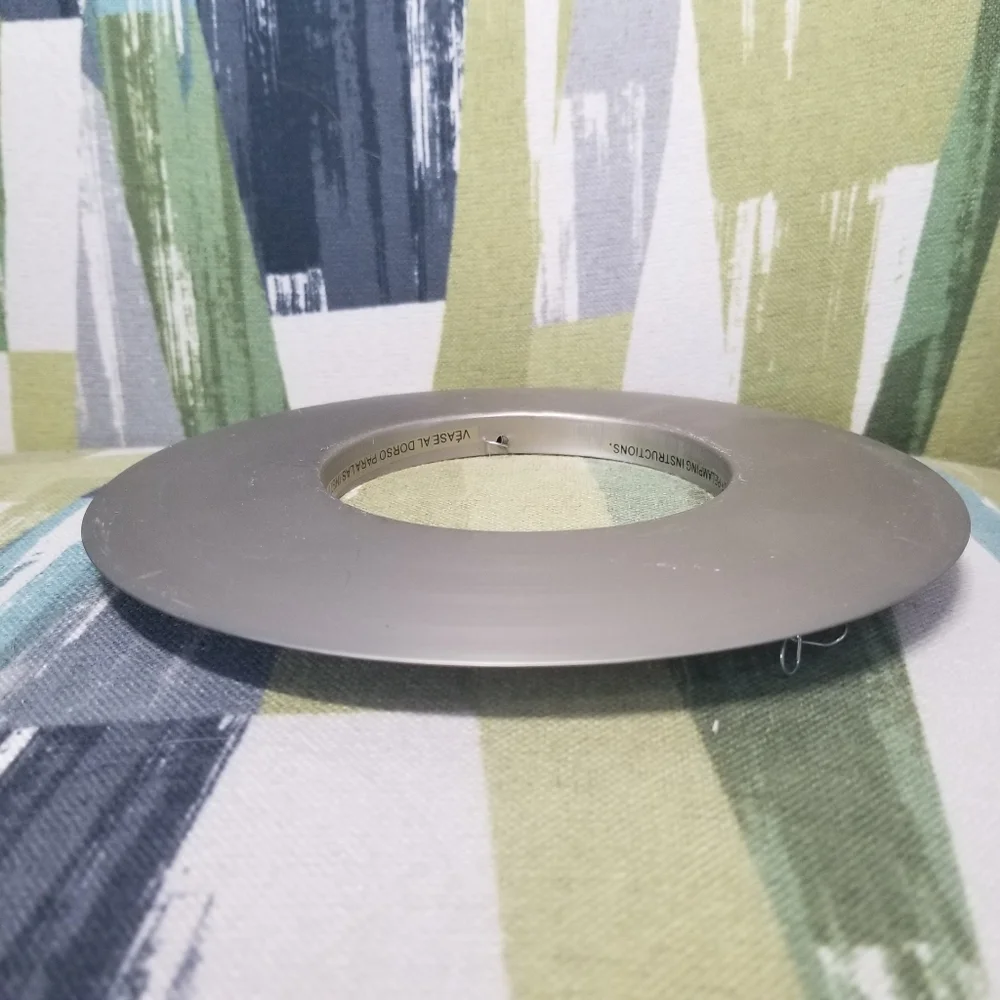 4in Recessed Luminaire Trim Ring Ceiling Light Can Light Fixture Trim In Satin N